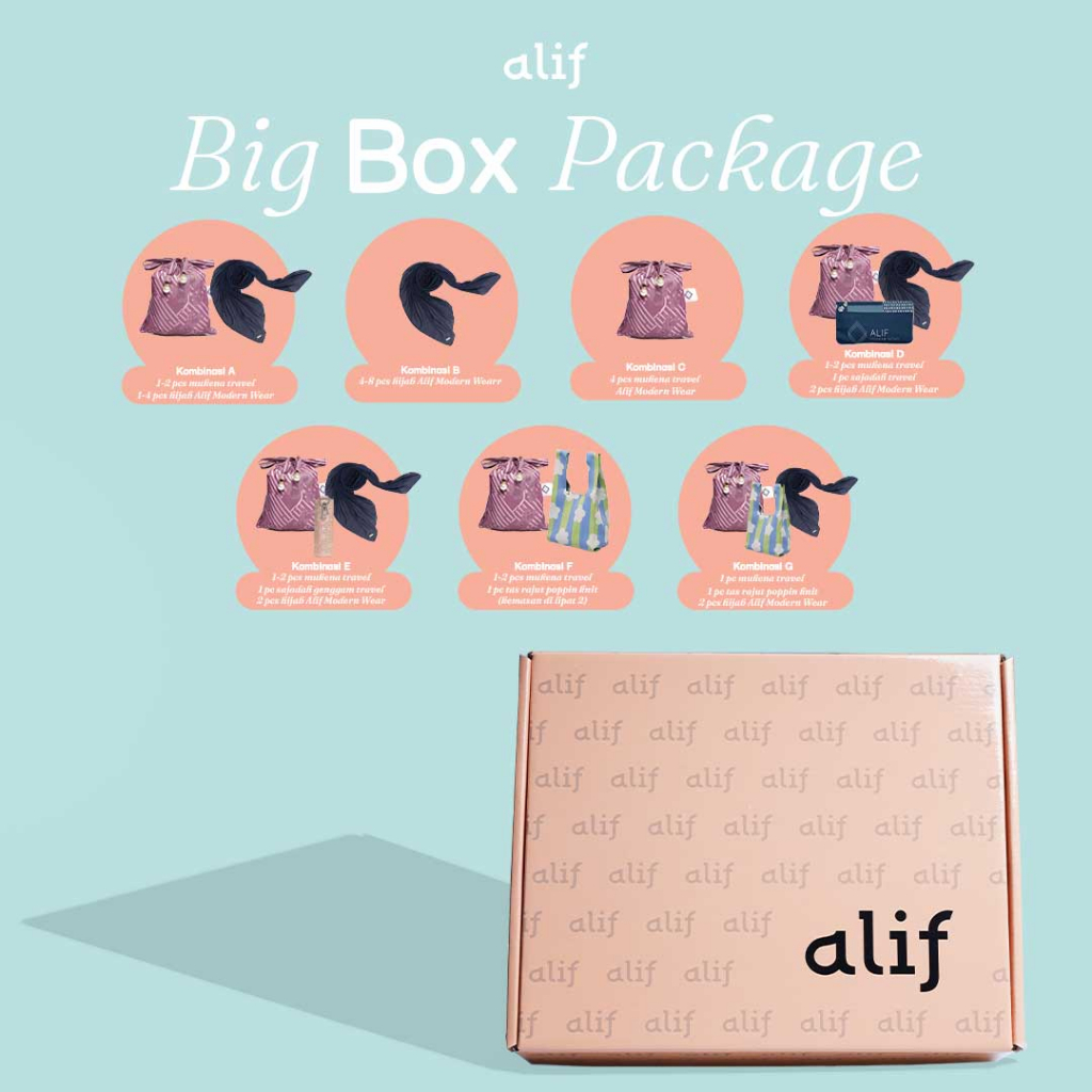 BIG BOX - KEMASAN GIFT BOX BY ALIF MODERN WEAR ( BIG BOX SAJA )