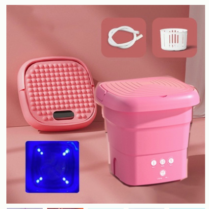 YUN Mall  Mesin Cuci Mini Portable Mesin Cuci Lipat Mini Folding Washing Machine Mesin Cuci Kecil KAPASITAS 2,5kg