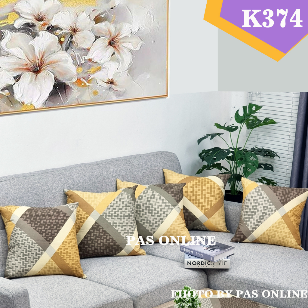 SET SARUNG BANTAL SOFA 45x45 ( 5 Sarung )