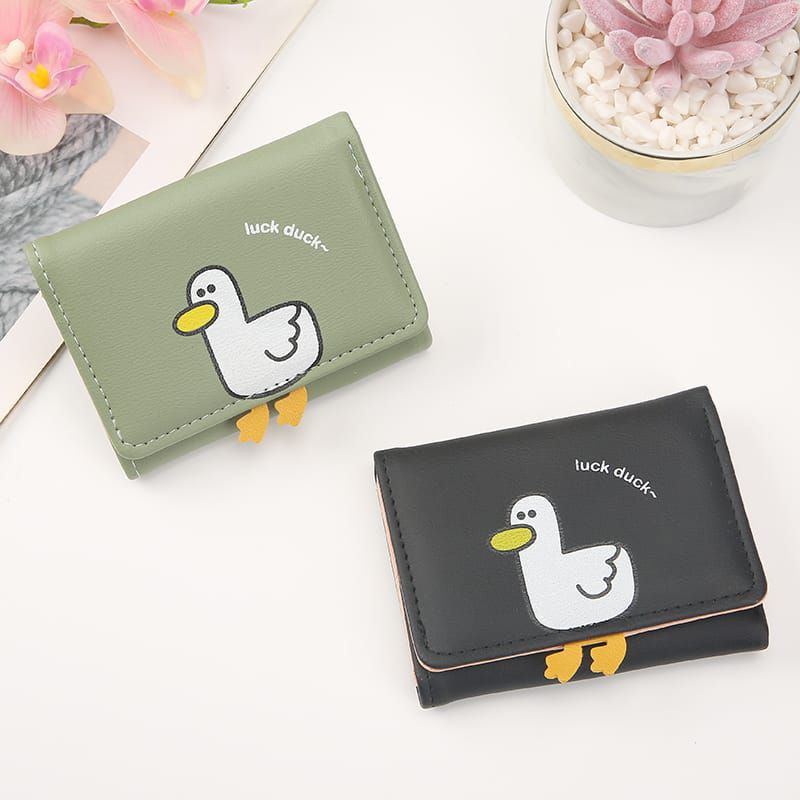 DW-16 Dompet lipat Wanita Mini Luck Duck