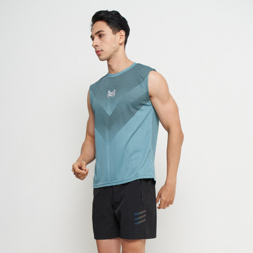 New - Atasan Singlet  Kaos Dalam Badminton Olahraga Pria Baju Futsal Volly PAKAIAN TRAINING Premium SK06