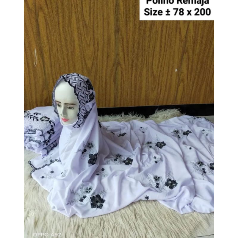 MUKENA TERUSAN BORDIR / MUKENA BORDIR TERUSAN / MUKENA REMAJA KEKINIAN / MUKENA TERBARU / MUKENA TER