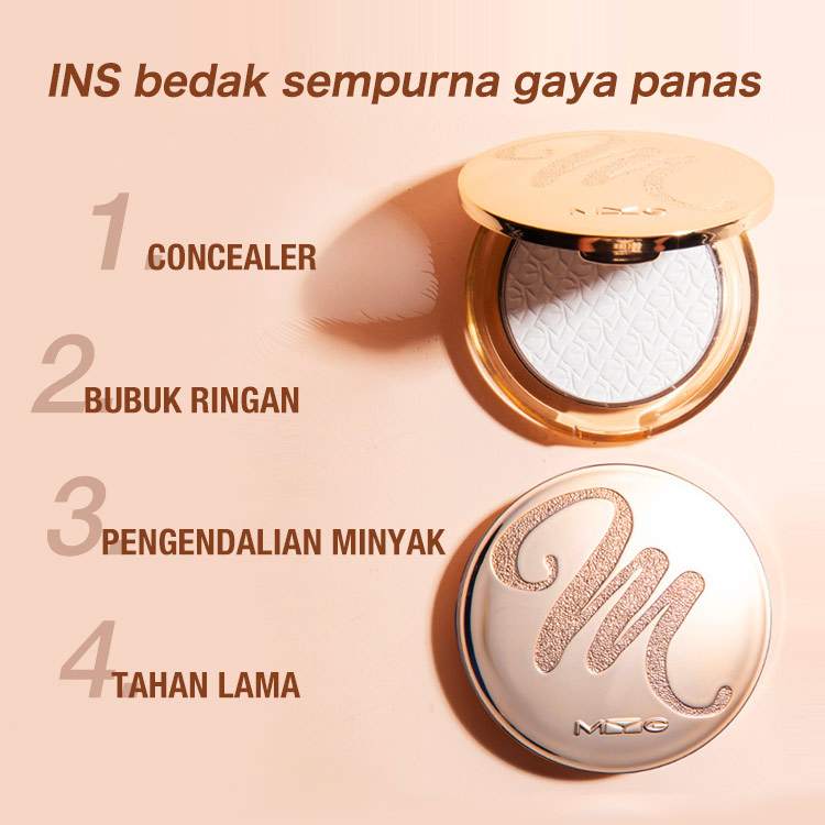 INS Dalam Gaya Panas-Bedak Wajah Golden Diamond-Concealer, Pengontrol MinyakBubuk Pengaturan Pengontrol Minyak