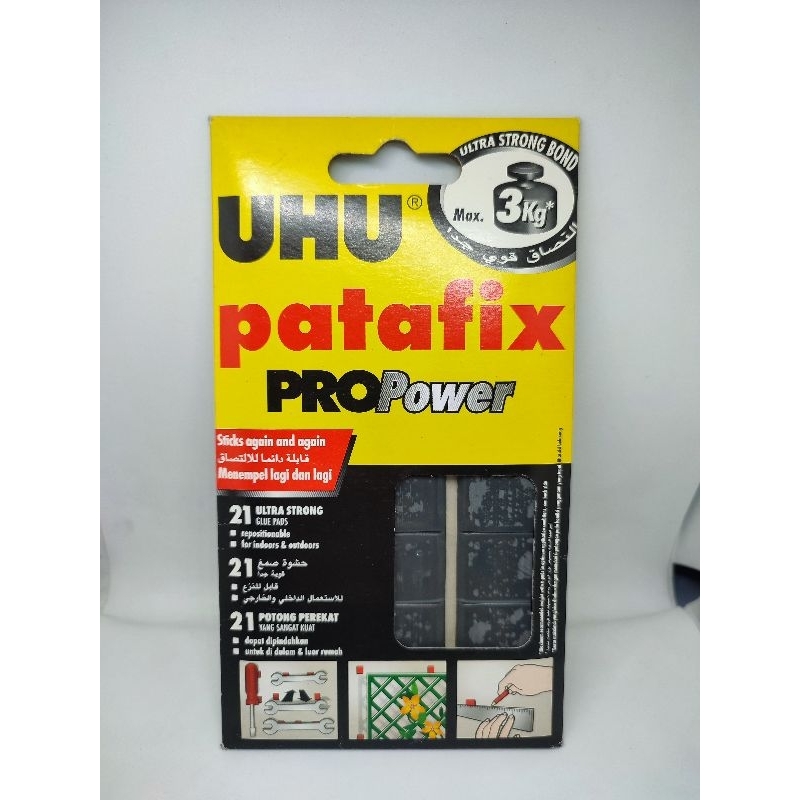 

UHU Patafix Pro Power Glue Tack Glutak Untuk Ban Diecast Velg Miniscale SATUAN / ECERAN
