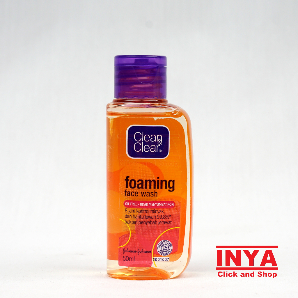 CLEAN &amp; CLEAR FOAMING FACE WASH - Sabun Wajah