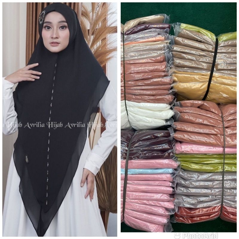 khimar kamila original by avrilia hijab / khimar syari