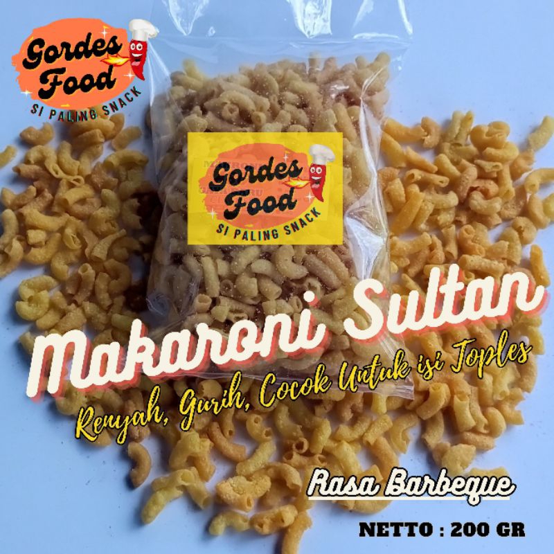 

MAKARONI SULTAN Gordes Food Rasa Barbeque (KRISPI, TERLARIS)
