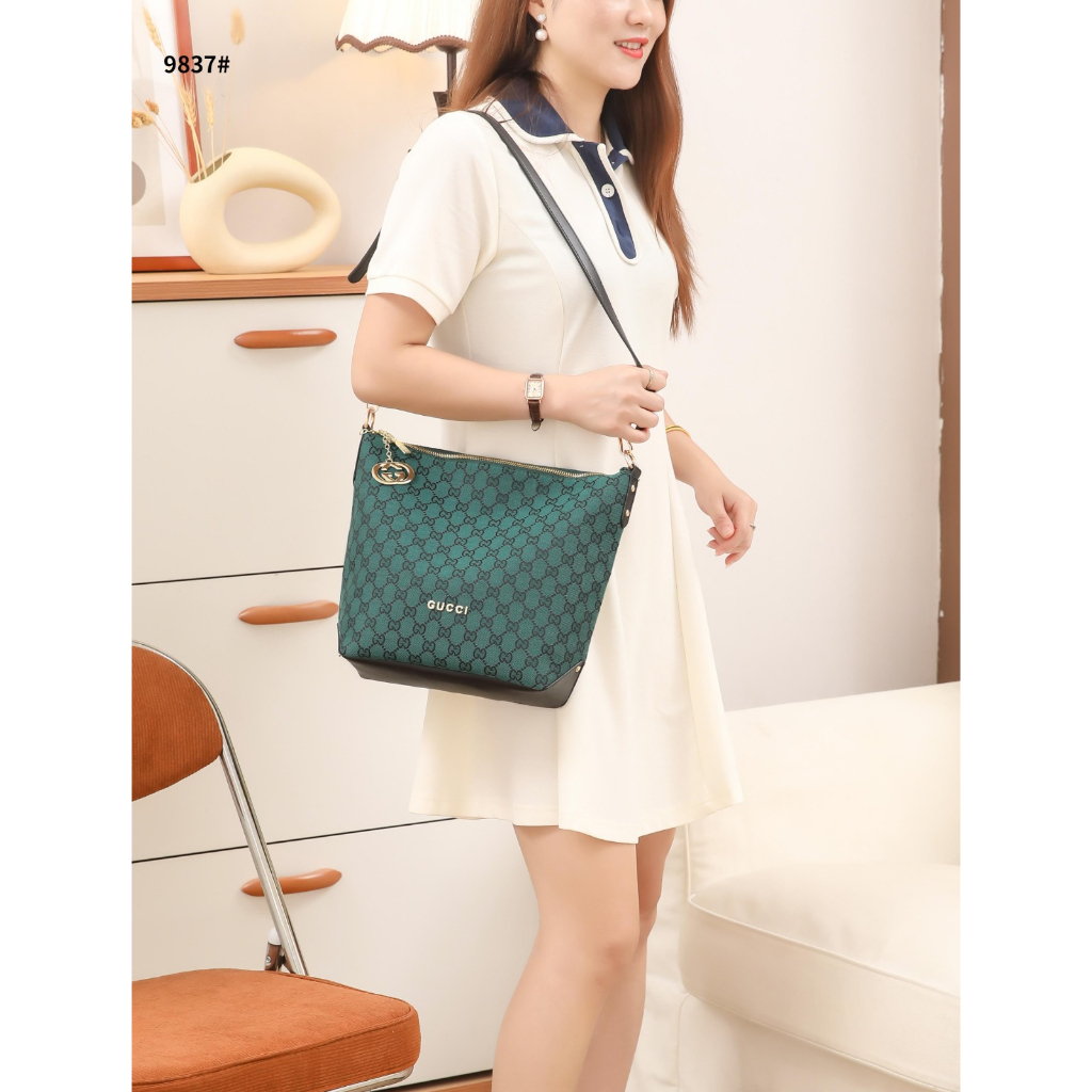 GC 9837 GG Canvas Hobo Bag With SlingBag