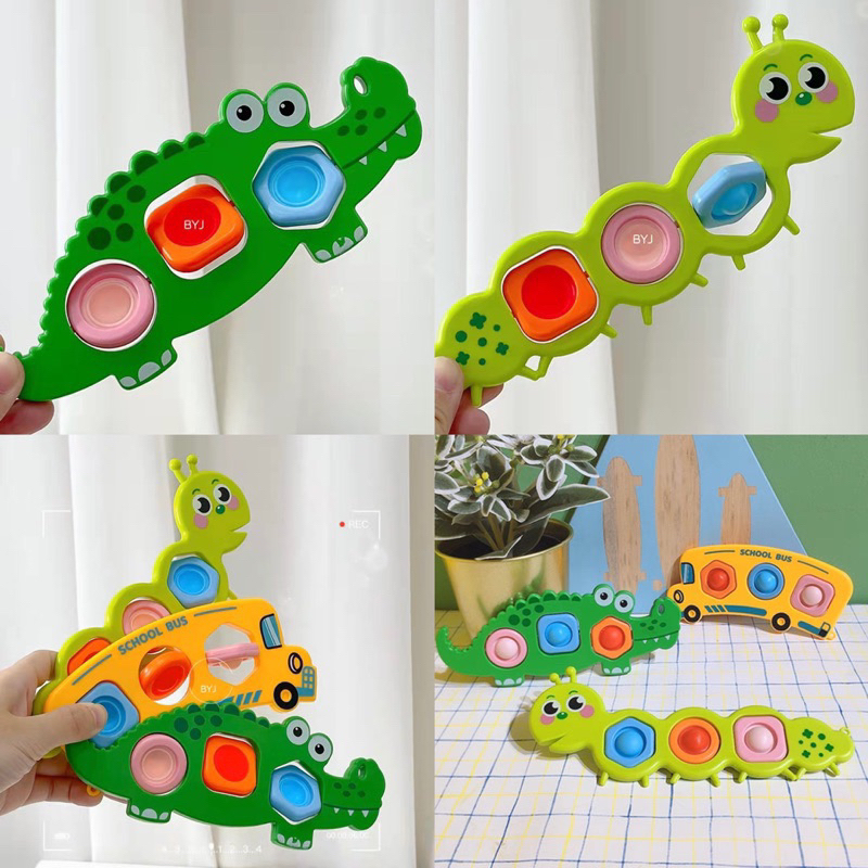 children bubble fidget pop it toys mainan motorik anak