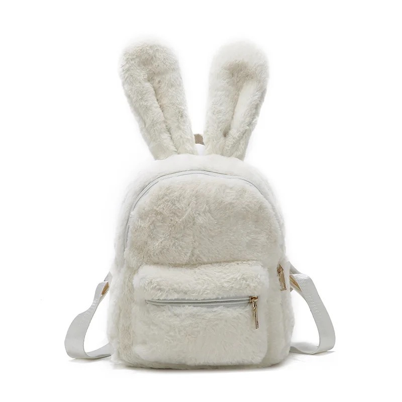 PROMO SALE 10.10 - TAS RANSEL BULU - RANSEL BULU IMPORT KOREA TAS WANITA LUCU BUNNY BULR FURBEAUTY BISA COD