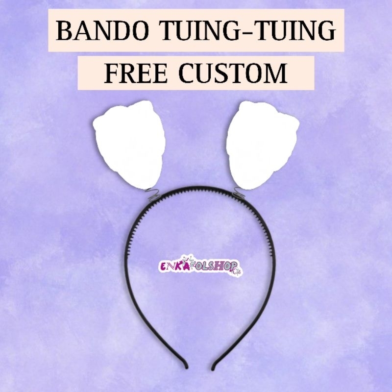 BANDO TUING-TUING FREE CUSTOM Kpop/Non Kpop, Bando Konser, Bando Custom