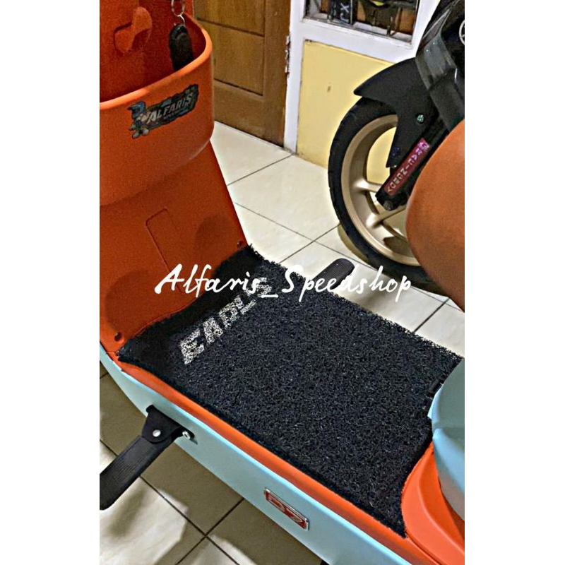 Karpet alas kaki motor listrik karpet alas pijakan kaki motor charger warna lengkap karpet sepeda listrik