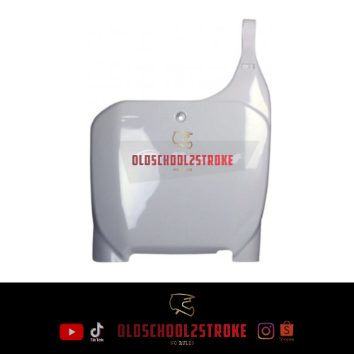 Papan nomor trail jadul kotak CR 125