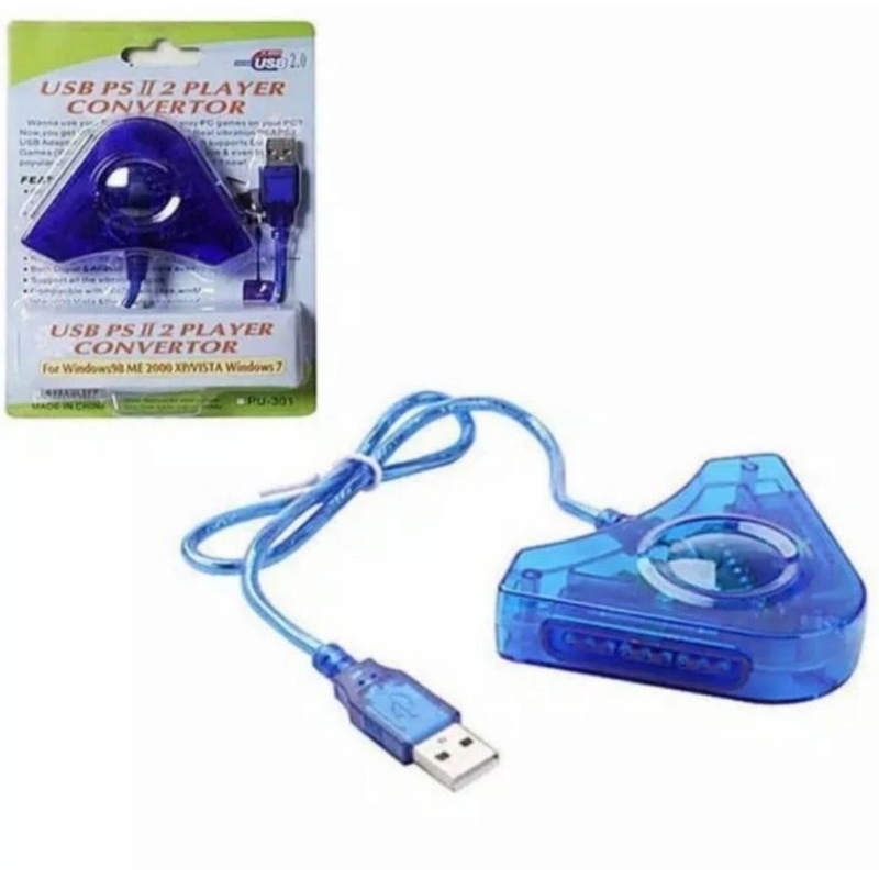 converter stick ps2 converter ps usb sambungan joystick ps2  ke ps3