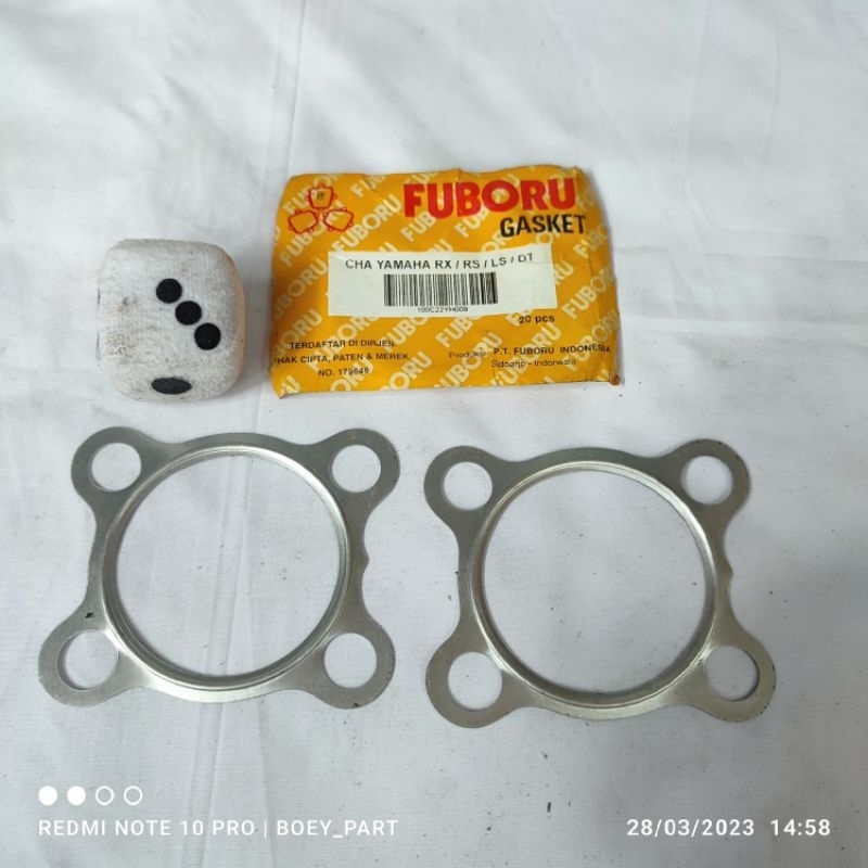 paking gasket blok bak atas cilynder head rx100 rs100 dt100 RX RS dt 100 fuboru