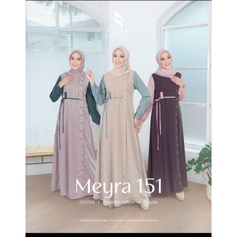 Gamis Seply Meyra 151 Purple Xl Orchid Xl
