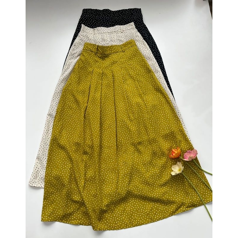 Unq polka flare skirt