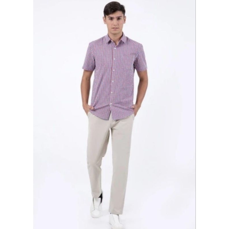 The Executive slim fit red