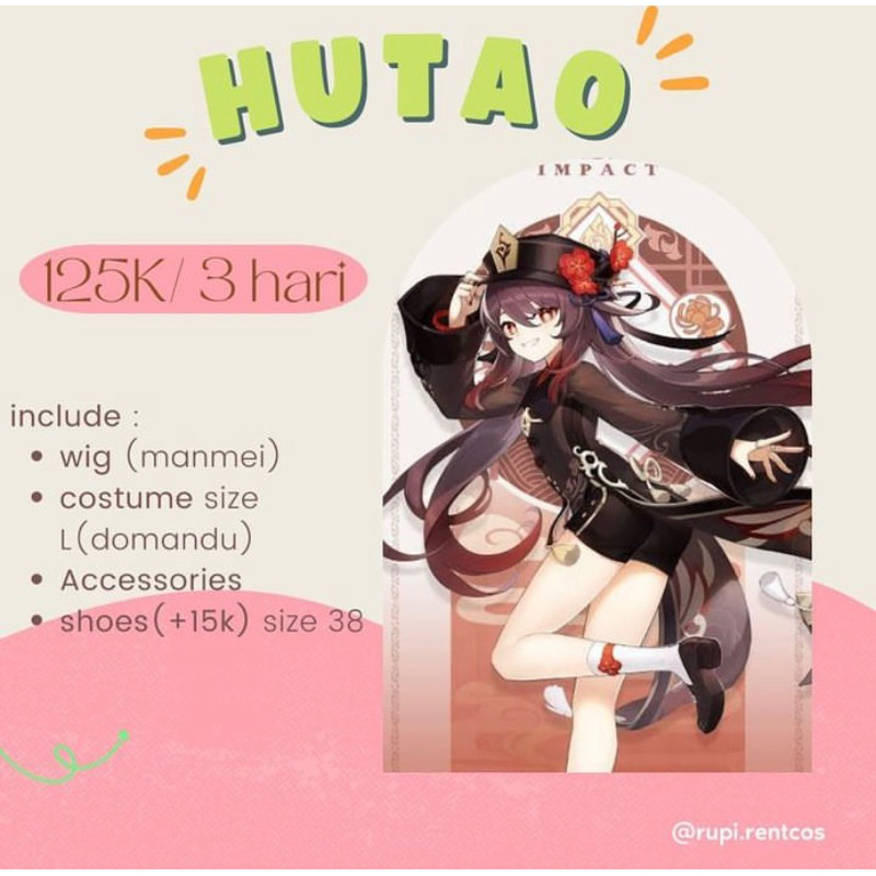 RENTAL costum hutao domandu