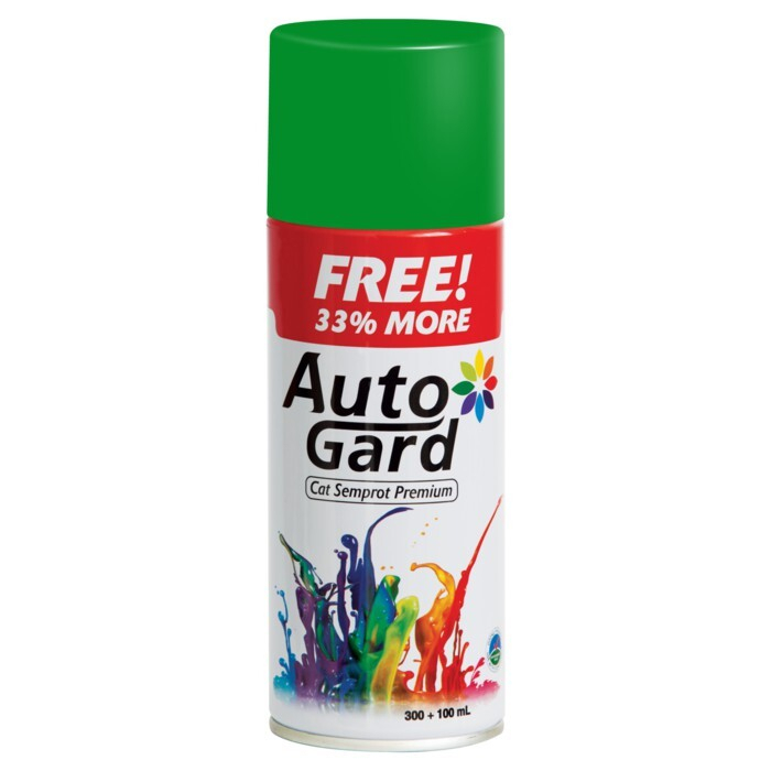

Cat Semprot Autogard 400ml 81 Grass Green (12Pcs/Dus)