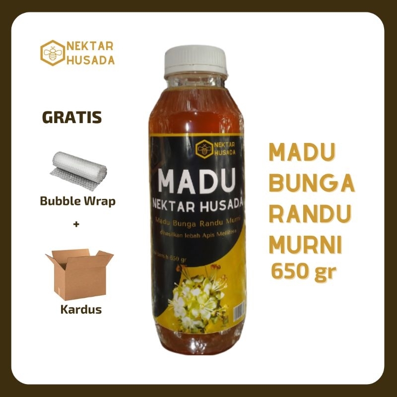 

Madu Randu Murni 650 ml | Madu Asli | NEKTAR HUSADA