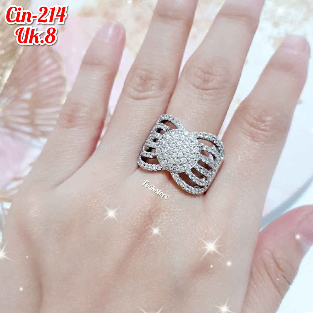 CINCIN DEWASA MOTIF FULL PERMATA ANTI ALERGI/CIN-213/CIN-214