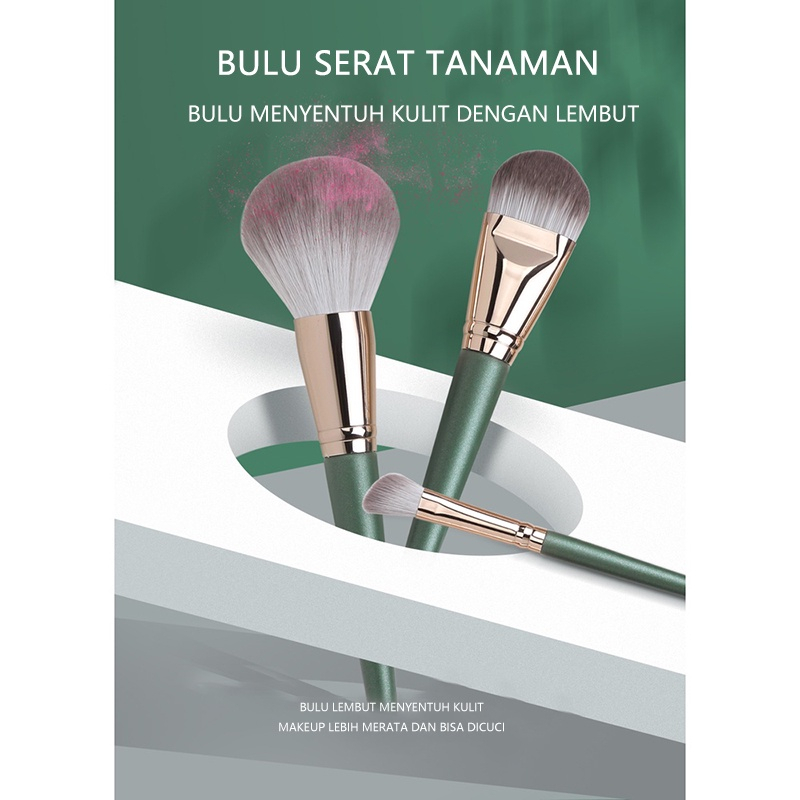 MAGEFY 14pcs/set Brush Kosmetik/Makeup Profesional Bulu Lembut Untuk Bibir Brush Kosmetik 1340