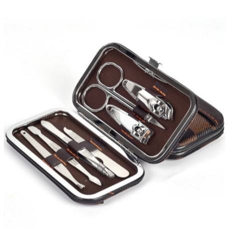 Peralatan Manicure Pedicure Gunting Kuku Set 7 in 1