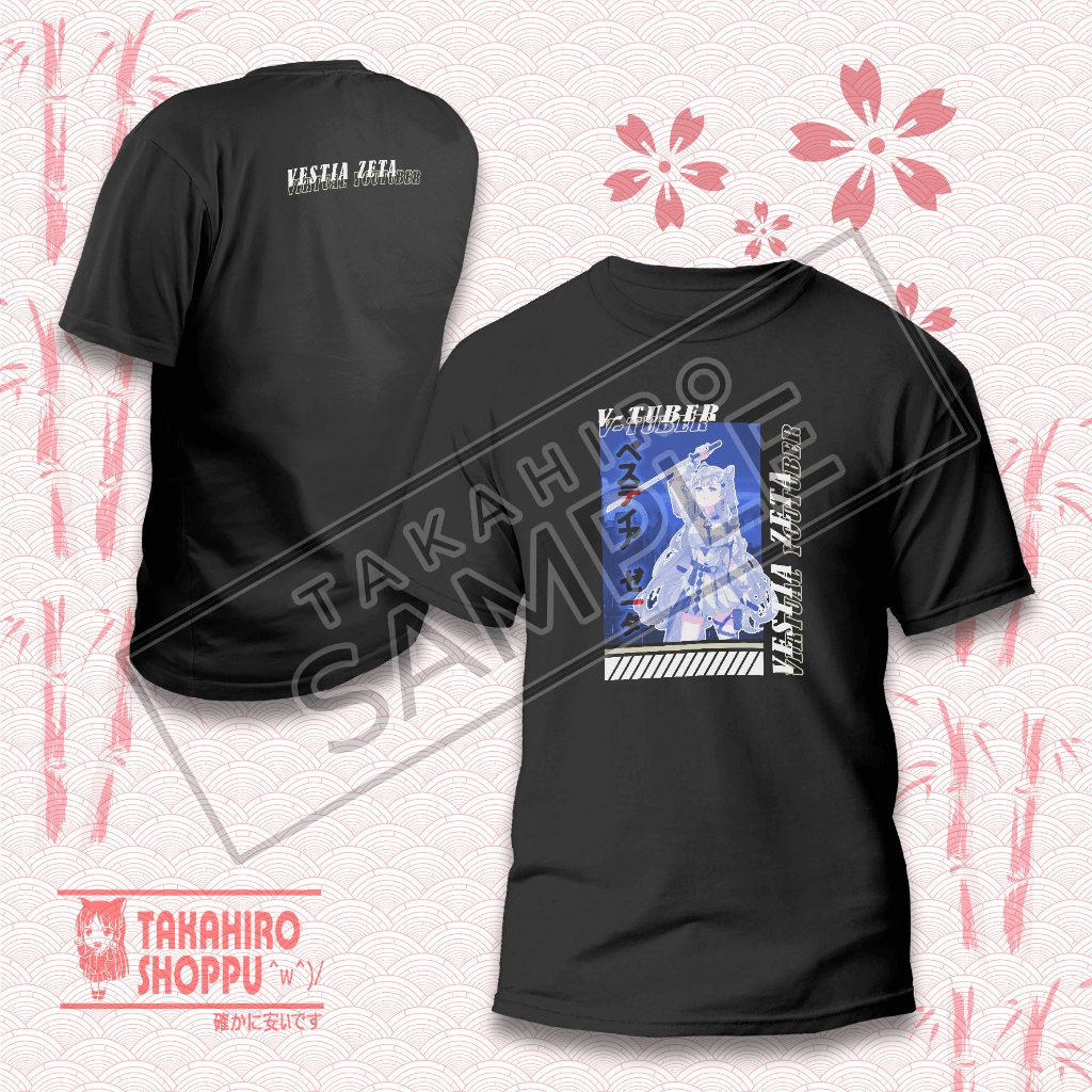 Baju/Kaos/T-Shirt DTF Hololive VESTIA ZETA 4