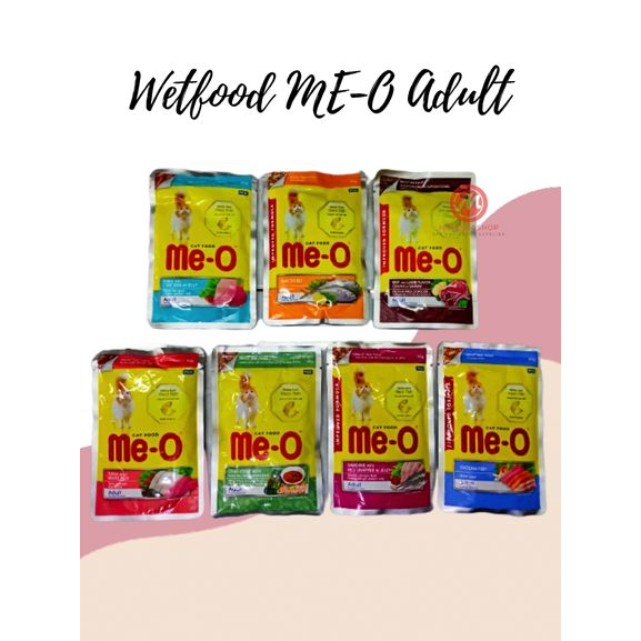 Makanan Kucing Meo Pouch Adult  85gr