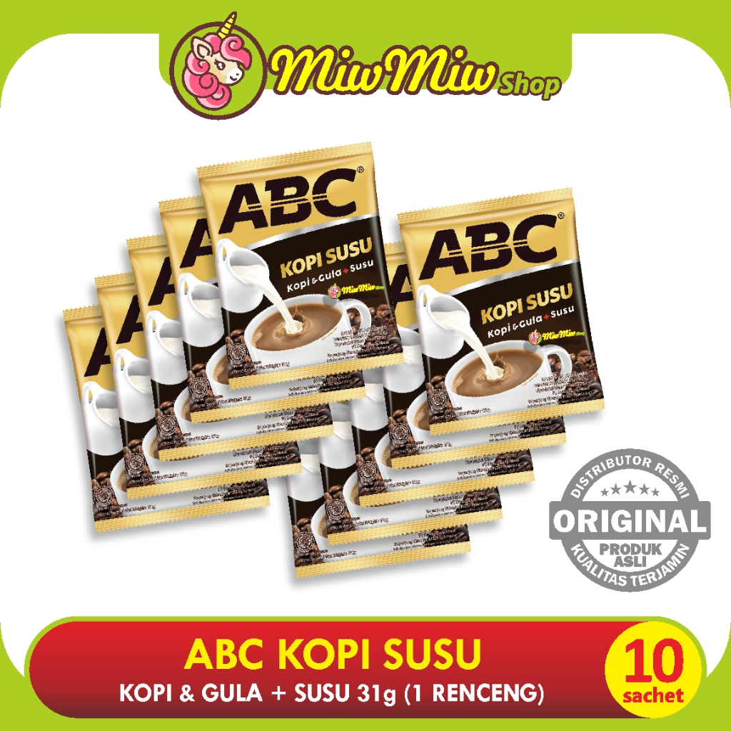 Kopi ABC Kopi Susu renceng @ 10 sachet
