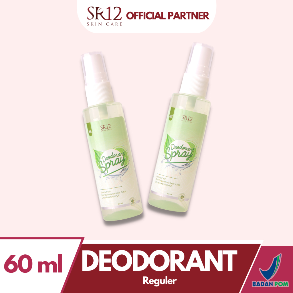 Deodorant Non Alkohol SR12 Reguler Hilangkan Bau Badan Pencerah Ketiak Hitam Deodorant Aman Anak Dan Remaja SR12 Ori BPOM