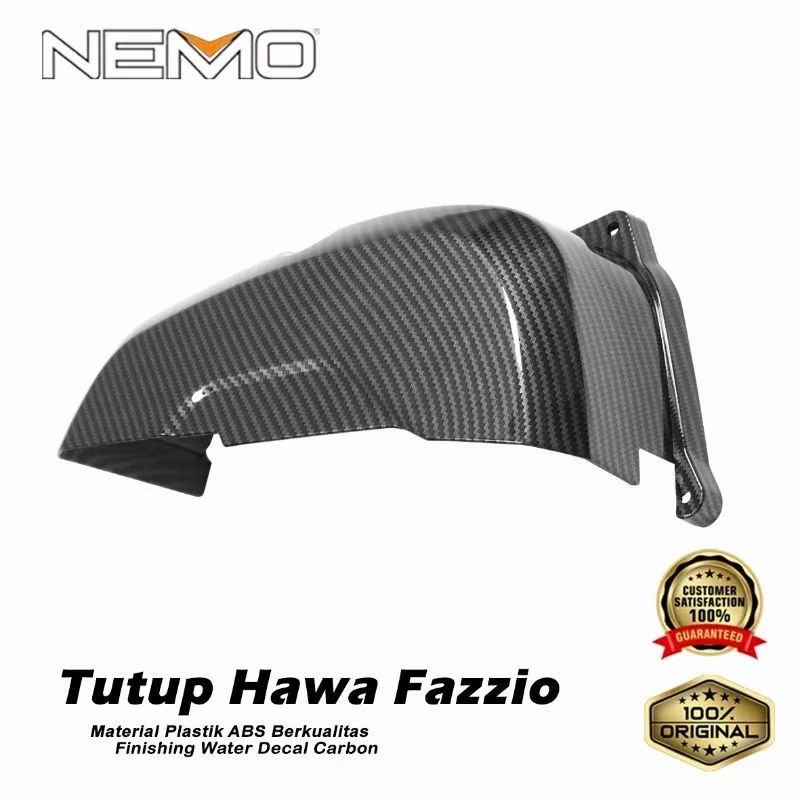 Cover hawa Fazzio Carbon Nemo cover tutup hawa Yamaha Fazzio motif karbon Nemo