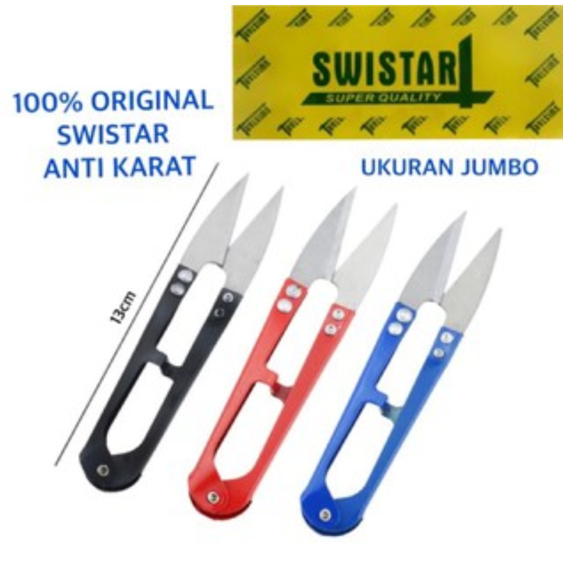 SWISTAR Gunting Cekris Potong Besar JUMBO HIGH QUALITY