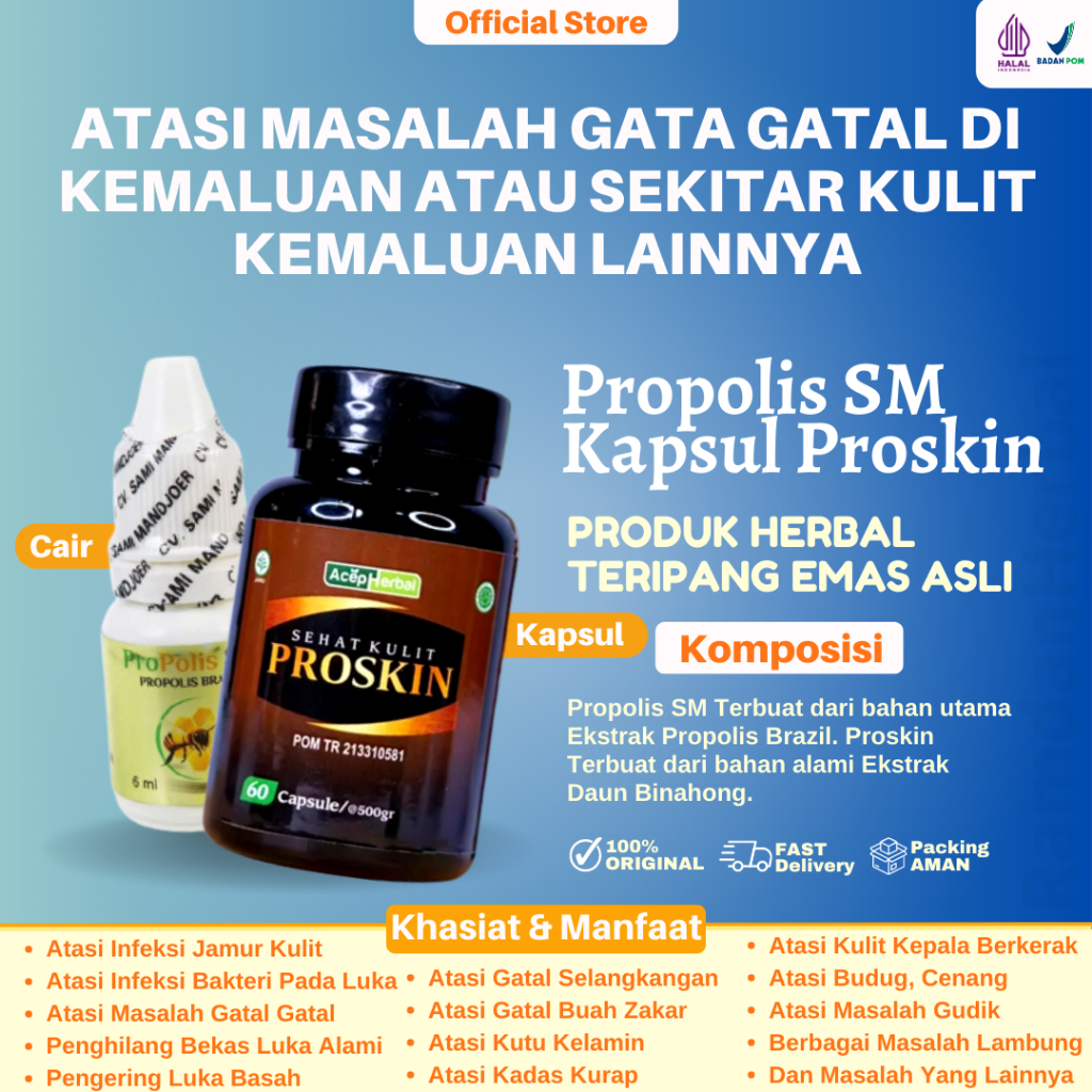 Obat Gatal2 Kemaluan Gatal Selangkangan Gatel Gatal-Gatal Salep Gatal InFeksi Jamur Kulit Propolis S