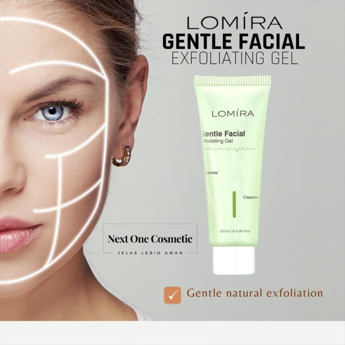 GENTLE FACIAL EXFOLIATING GEL LOMIRA 120ml