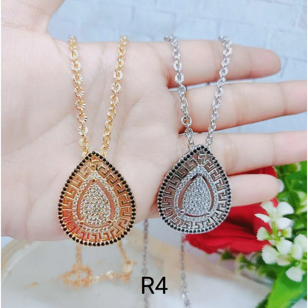 Kalung Xuping Mata Full Lapis Emas Perhiasan Fashion R1/R2/R3/R4