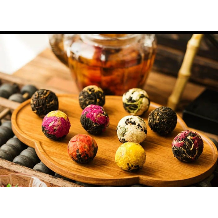 

BLOOMING RED TEA/TEH BUNGA MEKAR/TEH BOLA/FLOWER TEA BALL/FLOWER TEA/