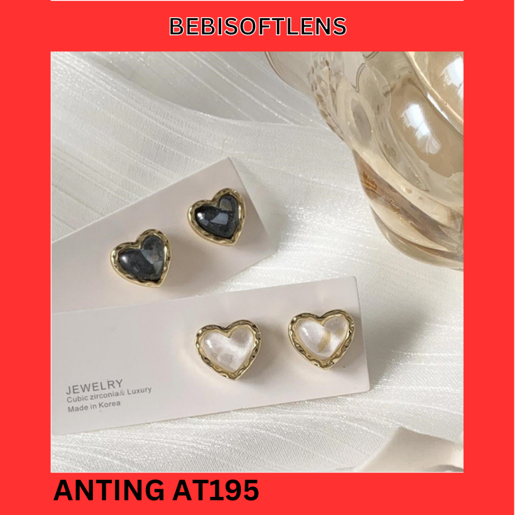 Anting AT195 Perak / Silver S925 Anting Unik Lucu Keren Fashion Wanita /Deluna /BB