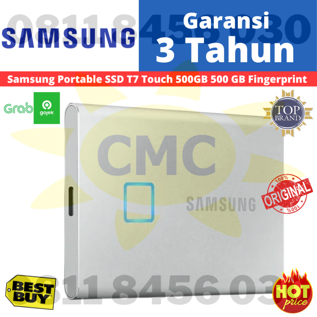 Samsung Portable SSD T7 Touch 500GB 500 GB Fingerprint