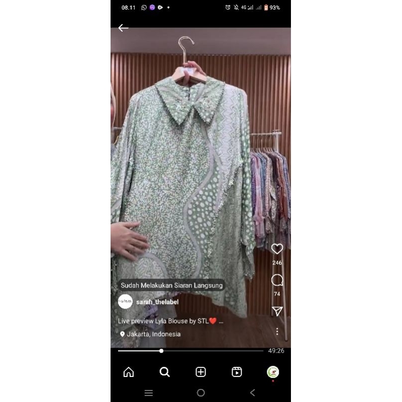 Lyla Blouse by Sarah The Label