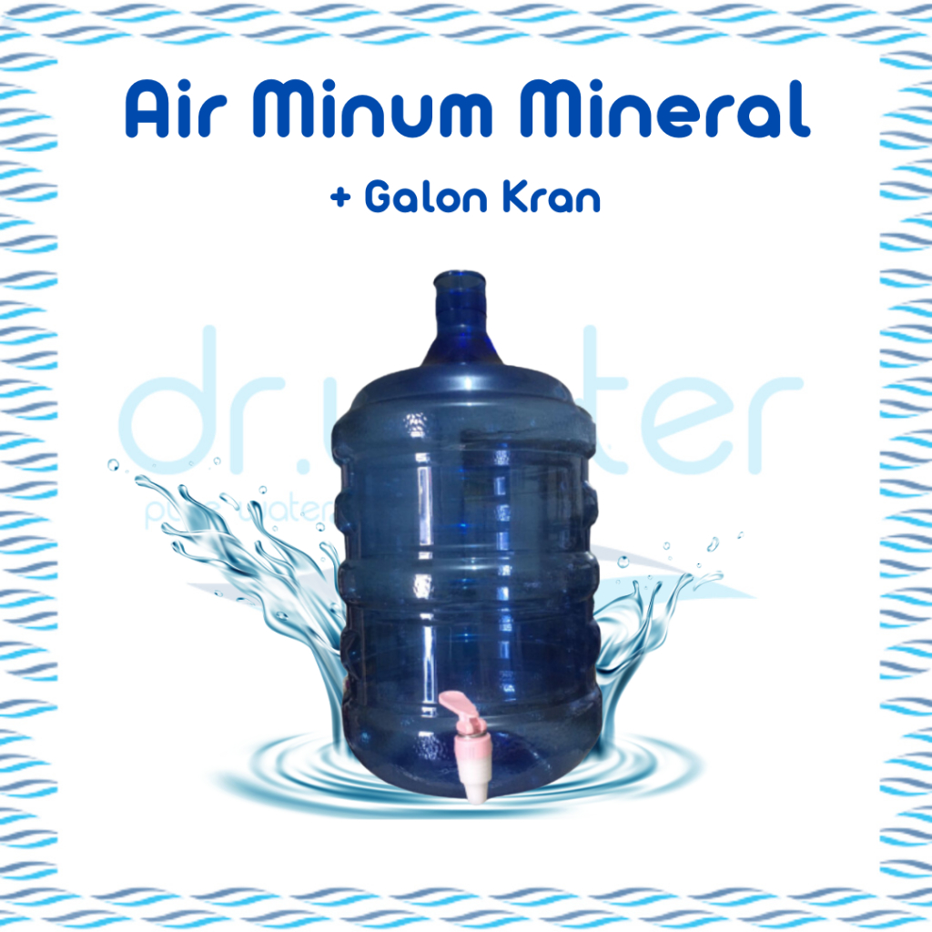 

Air Minum + Galon Kran 19lt - drwatersolo