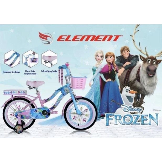 Sepeda Anak 20 inch Element Mini Frozen 1.0 Frozen 5.0  sepeda anak perempuan sepeda anak cewek - on