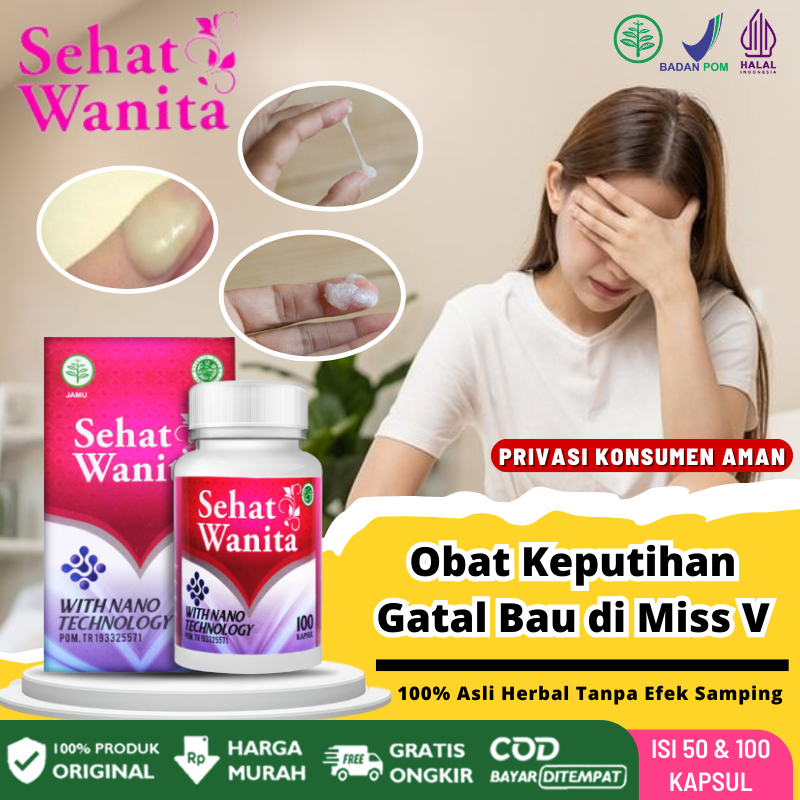Obat Herbal Keputihan & Becek, Obat Keputihan Gatal dan Bau, Jamu Rapet Keset Wangi, Pembersih Kewan