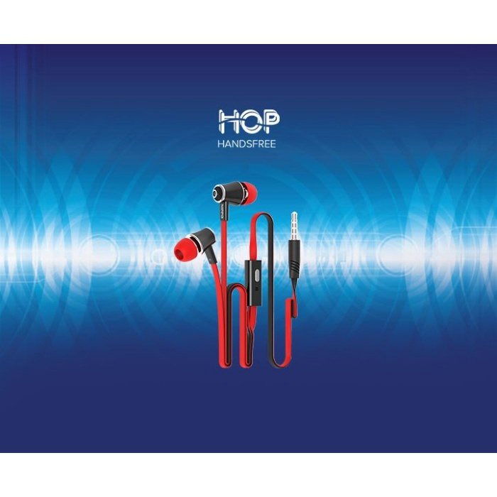 Hippo Hop Super Bass Jack 3.5 mm Wired Handsfree Android Original Earbuds Headset