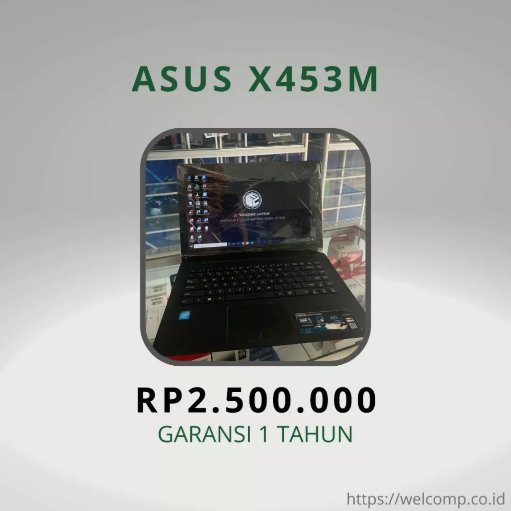 Laptop 2ND Asus X453M Second Bergaransi 1 Tahun