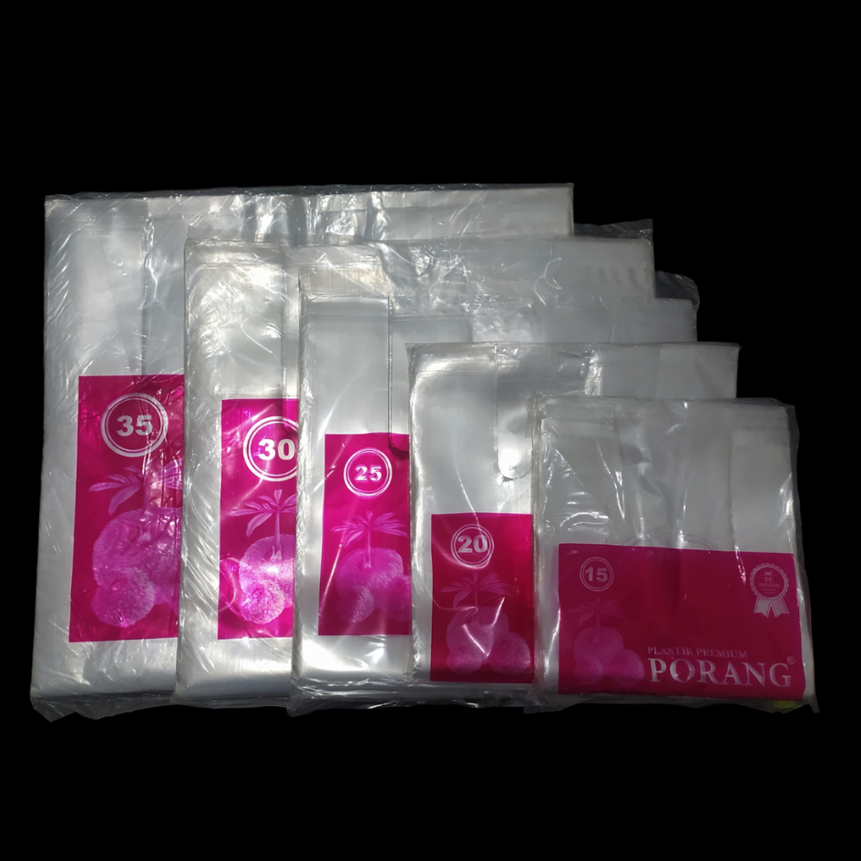 Kantong Kresek PE | Kresek Bening | Kantong Kresek Bening Kresek PE 15 x 33 | Kresek PE 20 x 40 | Kr