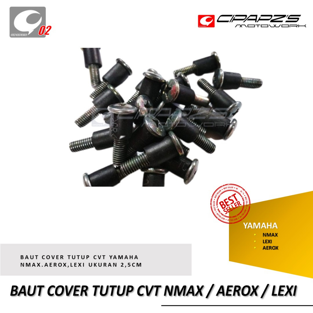 Baut Cover Tutup CVT ORI YAMAHA Nmax Aerox Lexi