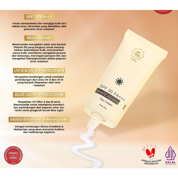 Viva Advanced Day Cream SPF 30+ / Krim Wajah