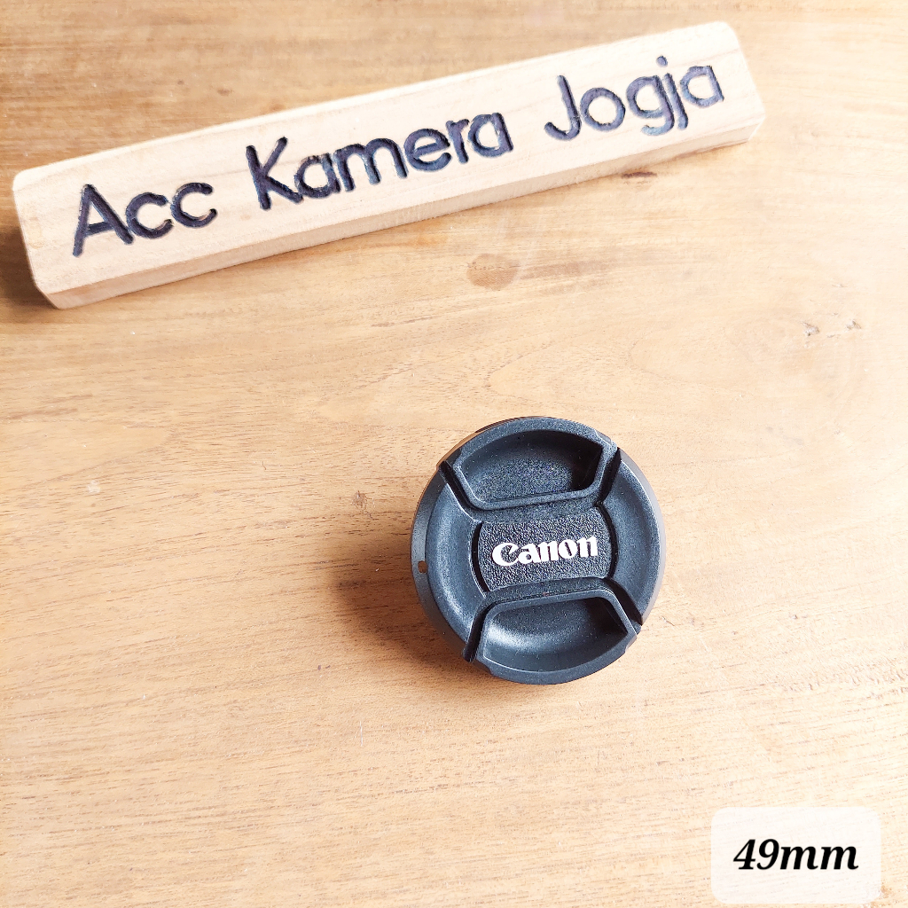 Lens Cap Canon 49mm Tutup Lensa Camera Canon